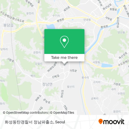 화성동탄경찰서 정남파출소 map