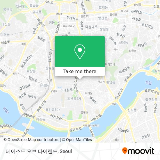 테이스트 오브 타이랜드 map