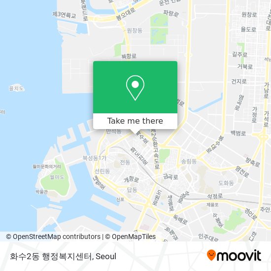 화수2동 행정복지센터 map