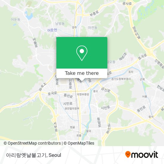 아리랑옛날불고기 map