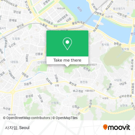 사자암 map