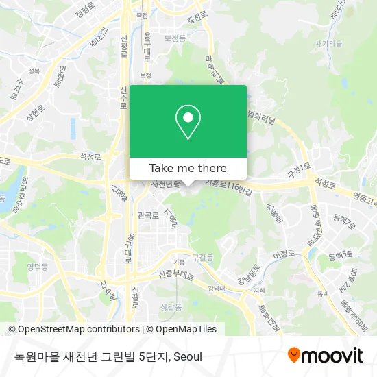 녹원마을 새천년 그린빌 5단지 map