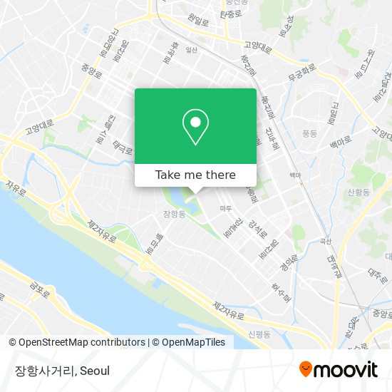 장항사거리 map