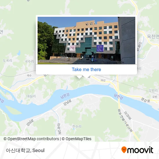 아신대학교 map