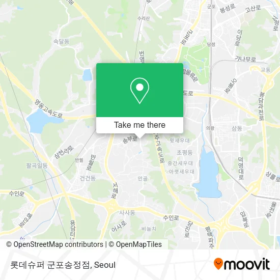 롯데슈퍼 군포송정점 map