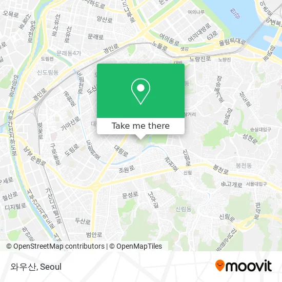 와우산 map