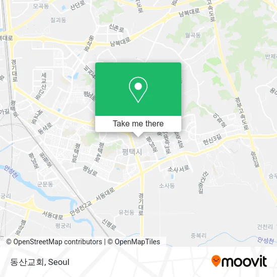 동산교회 map