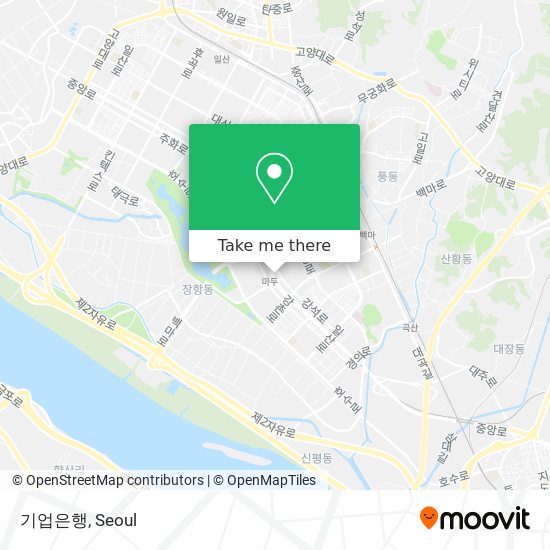 기업은행 map