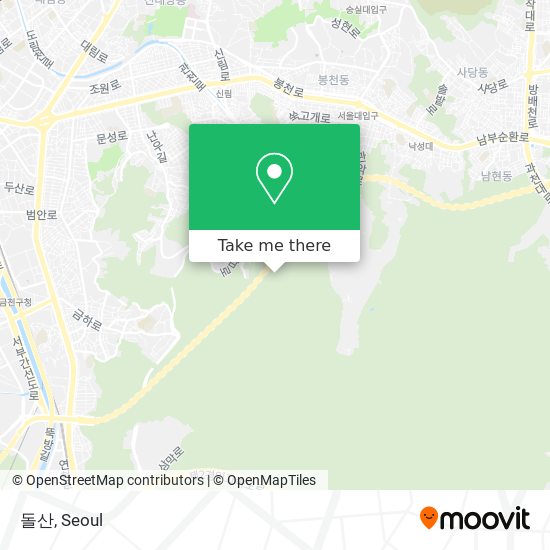 돌산 map