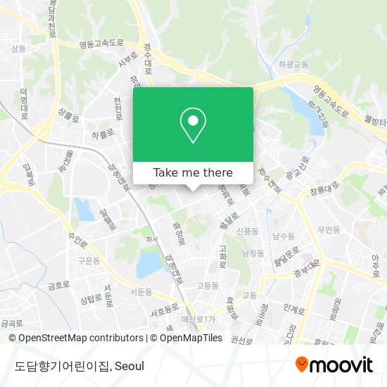 도담향기어린이집 map