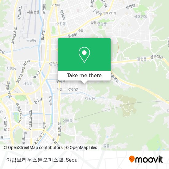 야탑브라운스톤오피스텔 map