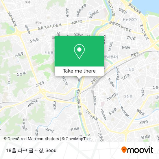 18홀 파크 골프장 map