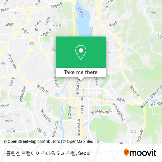 동탄센트럴에이스타워오피스텔 map