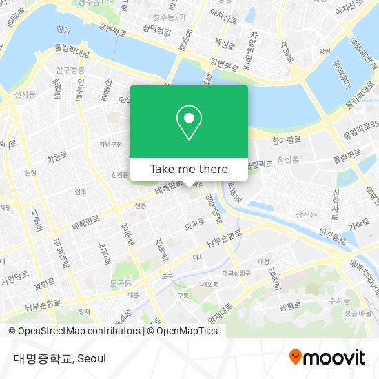 대명중학교 map