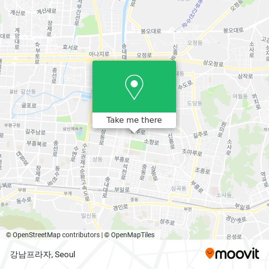 강남프라자 map