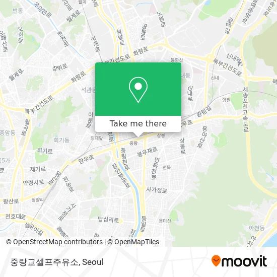 중랑교셀프주유소 map