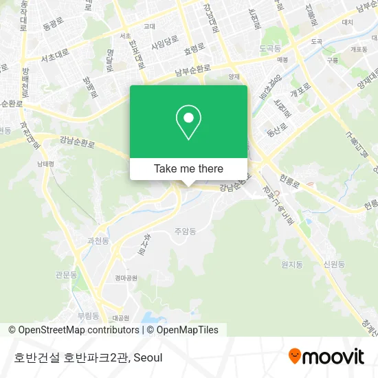 호반건설 호반파크2관 map