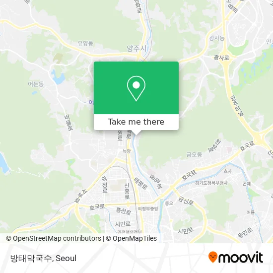 방태막국수 map
