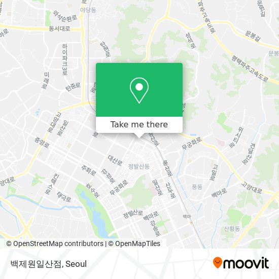 백제원일산점 map