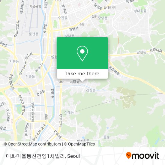 매화마을동신건영1차빌라 map