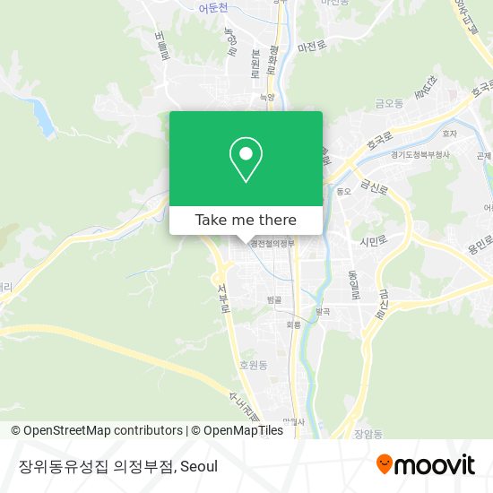장위동유성집 의정부점 map