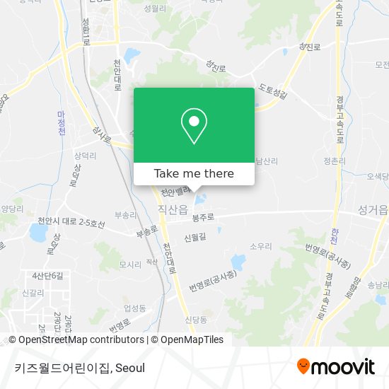 키즈월드어린이집 map