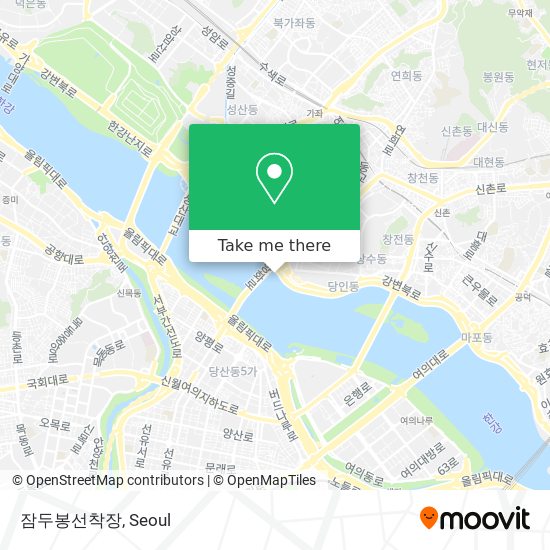 잠두봉선착장 map