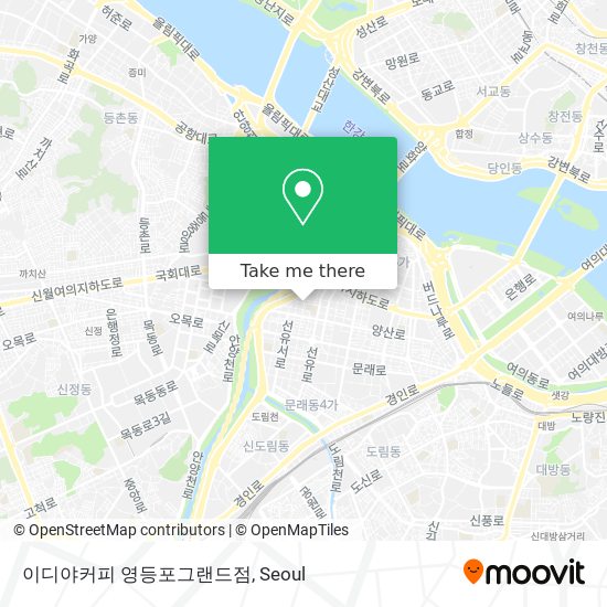 이디야커피 영등포그랜드점 map