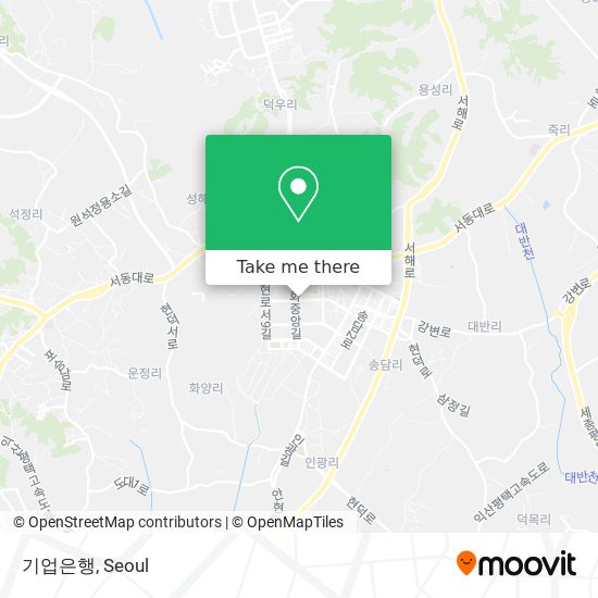 기업은행 map