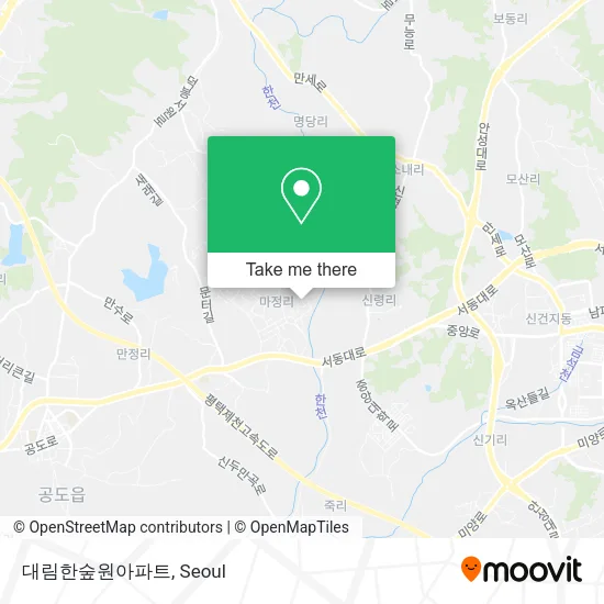 대림한숲원아파트 map