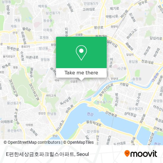 E편한세상금호파크힐스아파트 map
