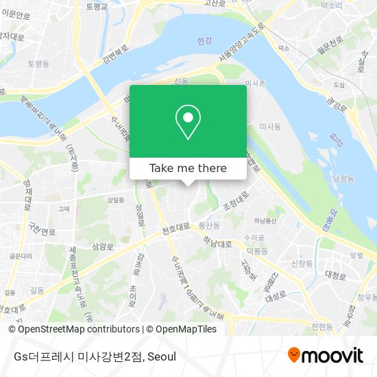 Gs더프레시 미사강변2점 map