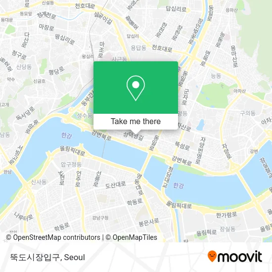뚝도시장입구 map