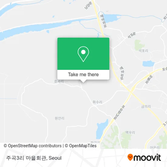 주곡3리 마을회관 map