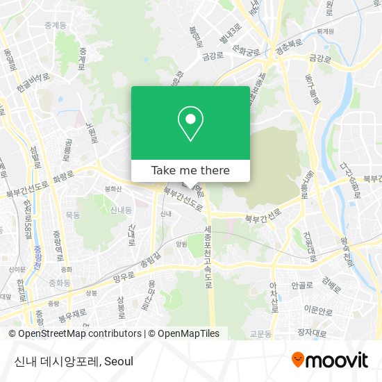 신내 데시앙포레 map