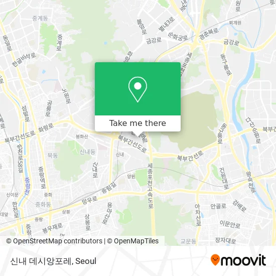 신내 데시앙포레 map