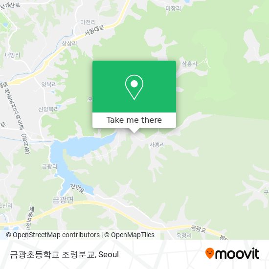 금광초등학교 조령분교 map