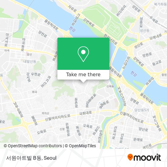 서원아트빌 B동 map