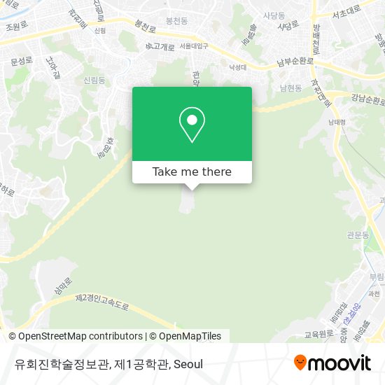 유회진학술정보관, 제1공학관 map