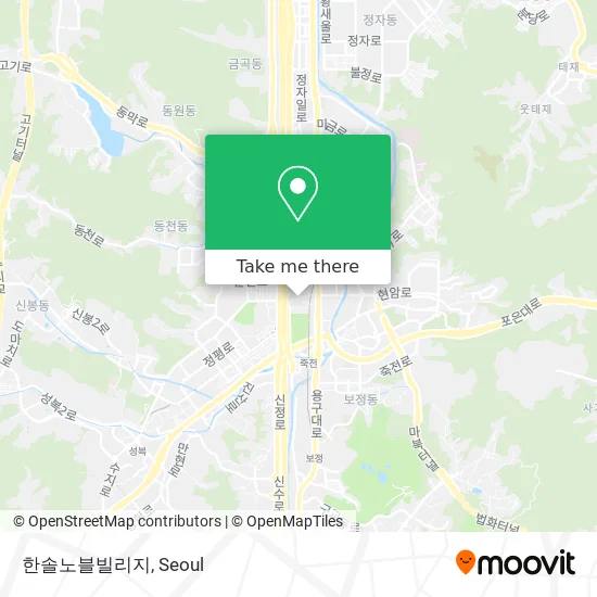 한솔노블빌리지 map