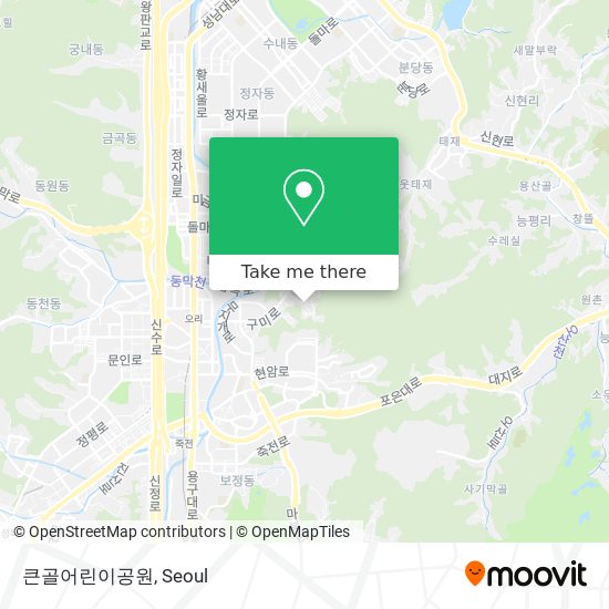 큰골어린이공원 map
