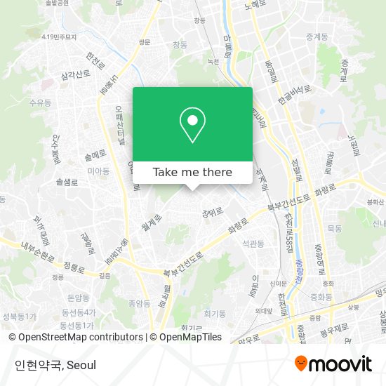 인현약국 map