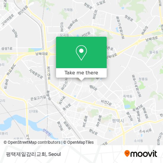 평택제일감리교회 map