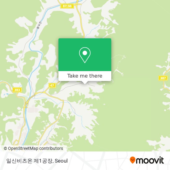 일신비츠온 제1공장 map