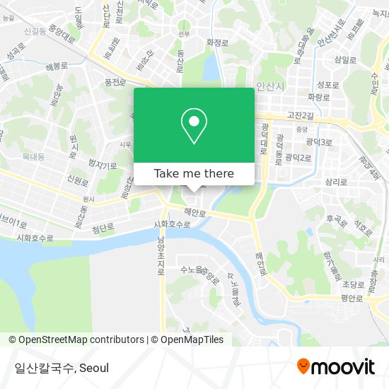 일산칼국수 map