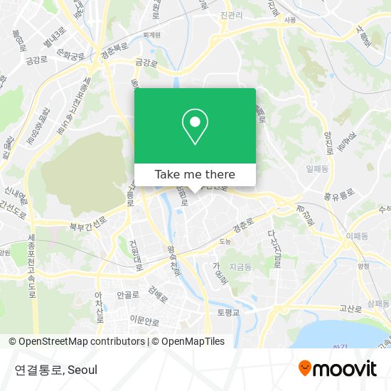 How to get to 연결통로 in 남양주시, 경기도 by subway or bus?
