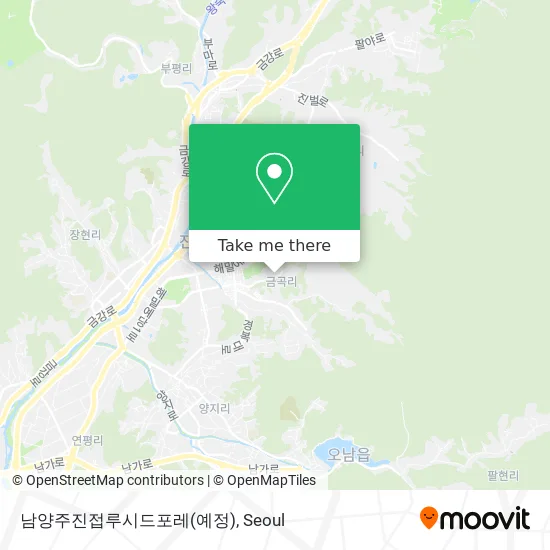 남양주진접루시드포레(예정) map