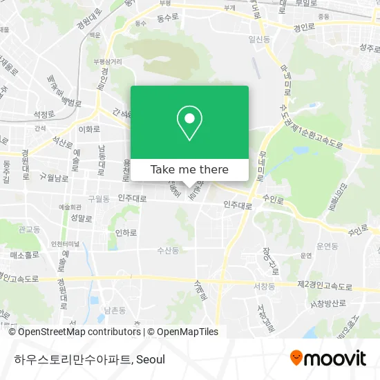 하우스토리만수아파트 map