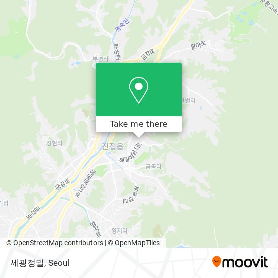 세광정밀 map