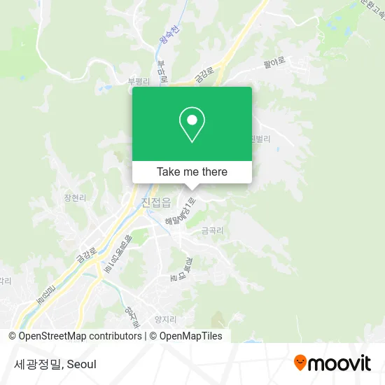 세광정밀 map